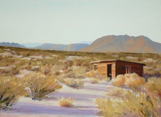 Pittura intitolato "AFTERNOON CABIN" da Tina Bluefield, Opera d'arte originale, Olio