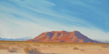 Painting titled "DESERT GIANT" by Tina Bluefield, Original Artwork, Oil