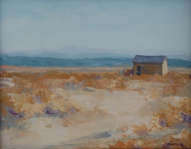 Painting titled "HOMESTEAD VALLEY CA…" by Tina Bluefield, Original Artwork, Oil