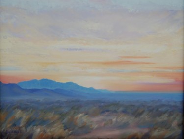 Peinture intitulée "ANOTHER DESERT SUNR…" par Tina Bluefield, Œuvre d'art originale, Huile
