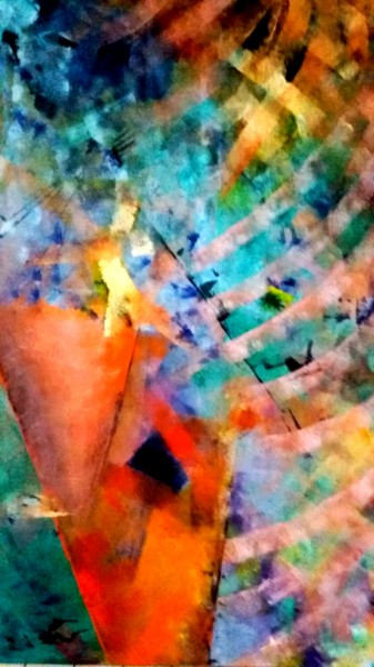 Pittura intitolato "Aureo" da Tina Bruno, Opera d'arte originale