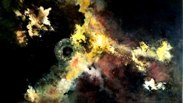 Pittura intitolato "Nebulosa" da Tina Bruno, Opera d'arte originale