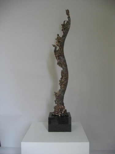 Sculpture titled "Brin" by Tina Lintvelt, Original Artwork, Metals