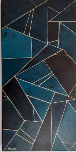 Malarstwo zatytułowany „Puzzle” autorstwa Christine Faoro, Oryginalna praca, Akryl