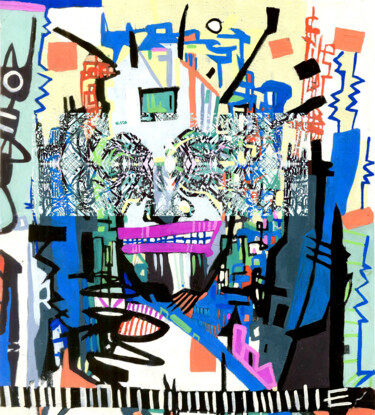 Digital Arts titled "Matrix Distortion" by Tinge, Original Artwork, 2D Digital Work