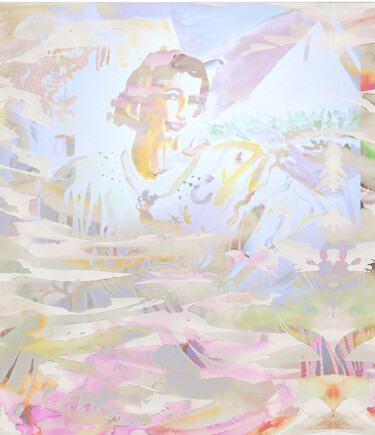 Pittura intitolato "Afghani Summer Heat" da Tinge, Opera d'arte originale, Lavoro digitale 2D