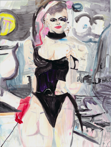 Pintura titulada "Female Surrealism" por Tinge, Obra de arte original, Collages digitales