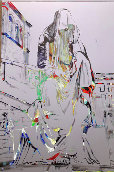 Malerei mit dem Titel "Verano King 1" von Tinge, Original-Kunstwerk, 2D digitale Arbeit