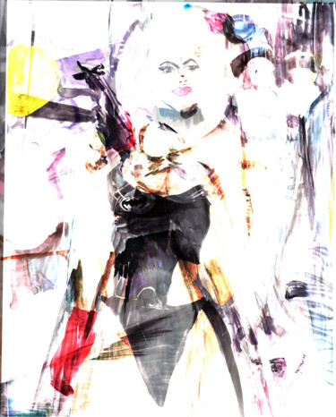 Картина под названием "Harlequin Studio Xt…" - Tinge, Подлинное произведение искусства, Чернила