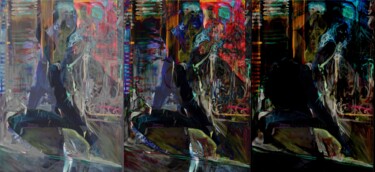 Pittura intitolato "Temperance Carnage…" da Tinge, Opera d'arte originale, Collage digitale