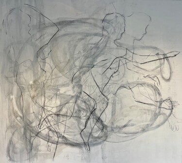 Картина под названием "You take my breath…" - Tiny De Bruin, Подлинное произведение искусства, Акрил Установлен на Алюминий