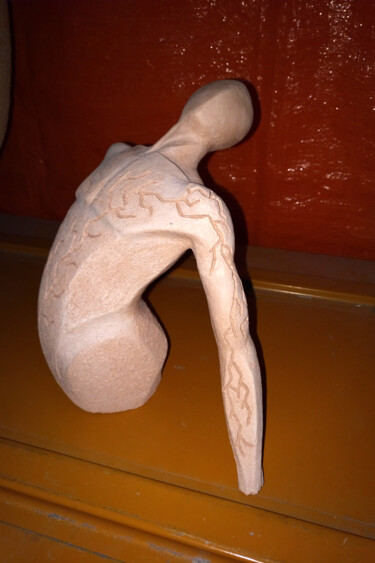 Sculpture titled "Kaël II" by Tiphaine K. Céramiste, Original Artwork, Clay
