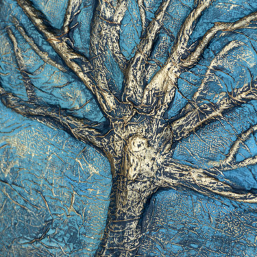 Ζωγραφική με τίτλο "Eric's Tree" από Tiphanie Canada, Αυθεντικά έργα τέχνης, Ακρυλικό