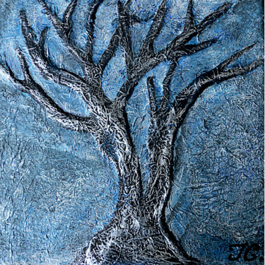 Peinture intitulée "Alex's tree" par Tiphanie Canada, Œuvre d'art originale, Acrylique