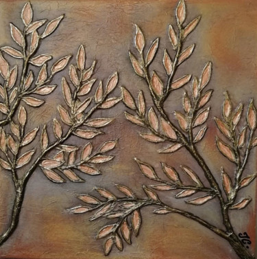 Картина под названием "Whispering Branches" - Tiphanie Canada, Подлинное произведение искусства, Акрил
