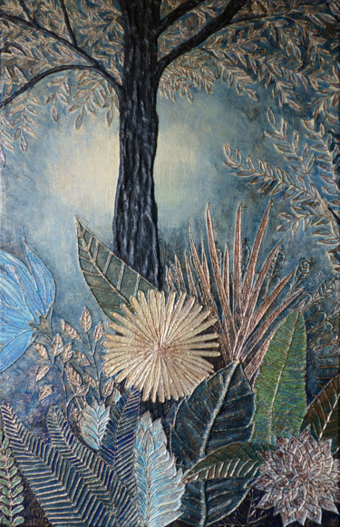 Peinture intitulée "Abundant Nature" par Tiphanie Canada, Œuvre d'art originale, Acrylique