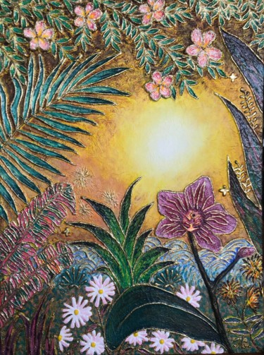 Painting titled "Radiant & Iridescen…" by Tiphanie Canada, Original Artwork, Acrylic