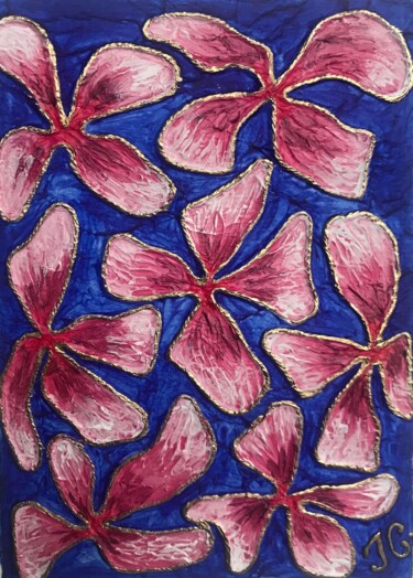 Malarstwo zatytułowany „Cosmic Flowers” autorstwa Tiphanie Canada, Oryginalna praca, Akryl