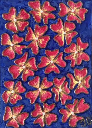 绘画 标题为“Cosmic Flowers 3” 由Tiphanie Canada, 原创艺术品, 丙烯