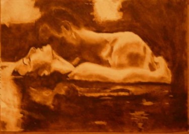 Painting titled "Lovers" by Iulian Mirzac, Original Artwork, Oil