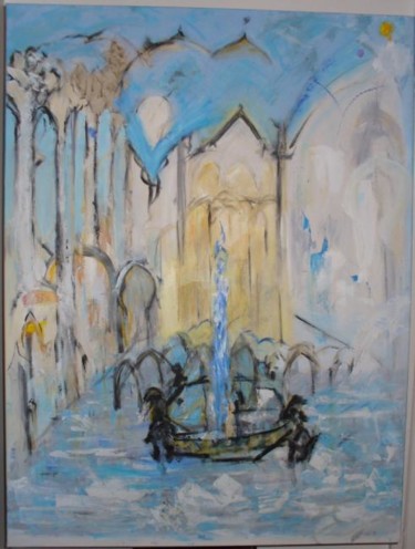 Peinture intitulée "Alhamresque" par Thierry Noiret, Œuvre d'art originale