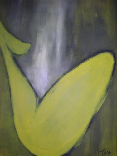 Peinture intitulée "femme assise" par Tisaar, Œuvre d'art originale