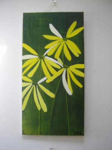 Painting titled "marguerite" by Tisaar, Original Artwork