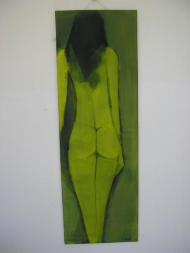 Peinture intitulée "femme debout" par Tisaar, Œuvre d'art originale