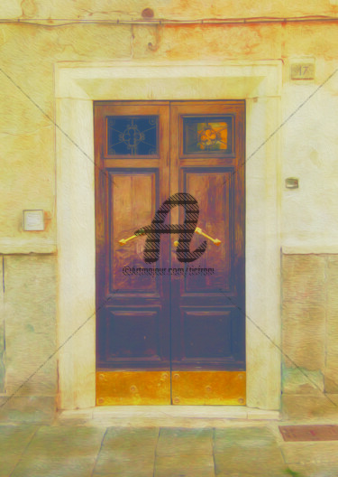 Digitale Kunst getiteld "Doors Italia I" door Joost Hogervorst, Origineel Kunstwerk, Foto Montage