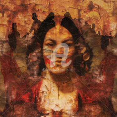 Arts numériques intitulée "Woman of the world" par Joost Hogervorst, Œuvre d'art originale, Peinture numérique