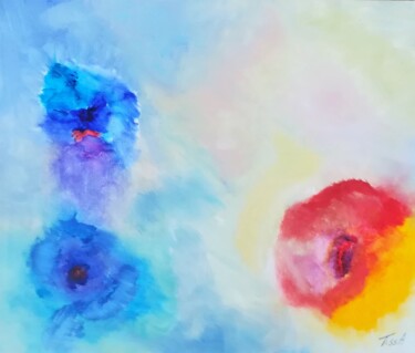 Peinture intitulée "Bouquet évanescent" par Tissa, Œuvre d'art originale, Acrylique