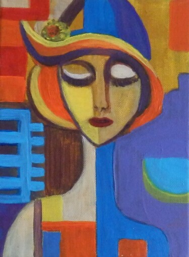Painting titled "Cocotte" by Tissa, Original Artwork, Acrylic