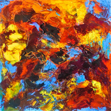 Peinture intitulée "Autumn is approachi…" par Tissa, Œuvre d'art originale, Acrylique