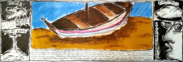 Peinture intitulée "Les Echouées" par Titi Montana, Œuvre d'art originale, Acrylique