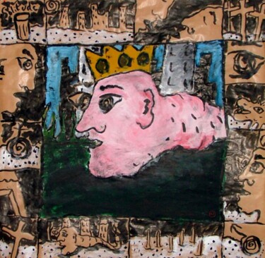 Peinture intitulée "Ballade solitaire" par Titi Montana, Œuvre d'art originale, Acrylique