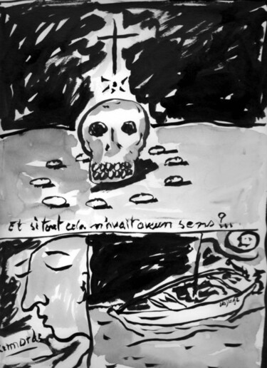 Peinture intitulée "Crânes" par Titi Montana, Œuvre d'art originale, Acrylique