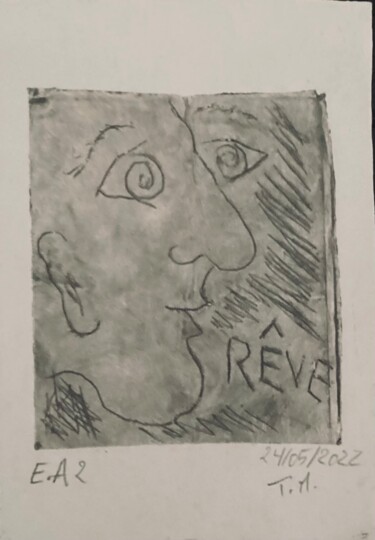 Incisioni, stampe intitolato "Rêves…" da Titi Montana, Opera d'arte originale, incisione