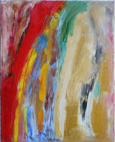 Painting titled "Rasta" by Martine Villani, Original Artwork