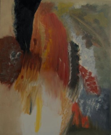 Malerei mit dem Titel "africa" von Martine Villani, Original-Kunstwerk, Öl