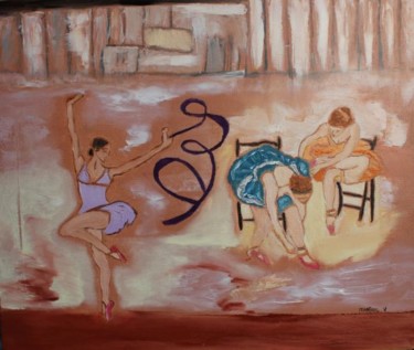 Painting titled "Conservatoire" by Martine Villani, Original Artwork