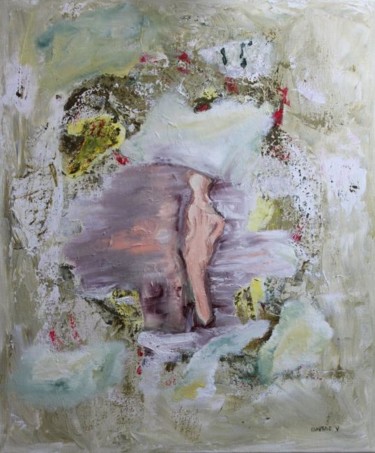 Peinture intitulée "Eden" par Martine Villani, Œuvre d'art originale, Huile