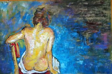 Pintura titulada "desnudo vanina de e…" por Titino Morzone, Obra de arte original, Acrílico
