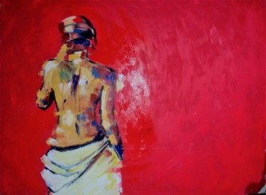 Pintura titulada "sensual espalda de…" por Titino Morzone, Obra de arte original, Acrílico