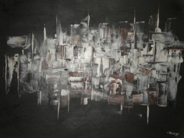 Peinture intitulée "Favela" par Thierry Rodrigues, Œuvre d'art originale, Acrylique Monté sur Châssis en bois