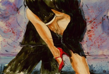 Painting titled "Tango" by Tito Fornasiero, Original Artwork, Oil
