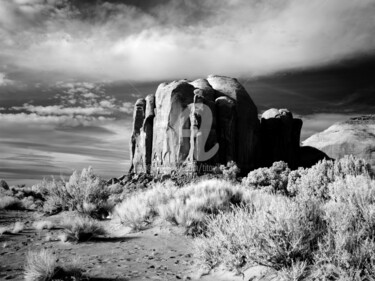 Arts numériques intitulée "Monument Valley" par Tito Villa, Œuvre d'art originale, Peinture numérique