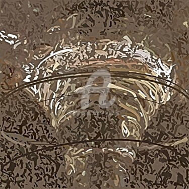 Digital Arts titled "Tornglass." by Tito Villa, Original Artwork, Digital Painting