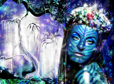 「Avatars YWE...」というタイトルのデジタルアーツ Tito Villaによって, オリジナルのアートワーク, デジタル絵画