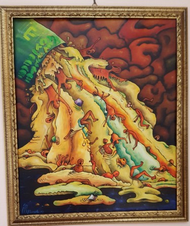 Pintura titulada "Ecce Homo" por Titti Milos, Obra de arte original, Oleo