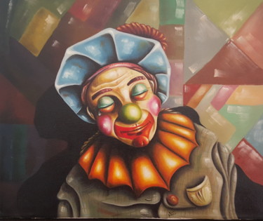 Pintura titulada "Malinconia" por Titti Milos, Obra de arte original, Oleo